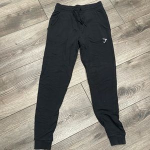 Black Gymshark joggers